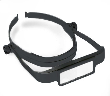 Black - OptiSIGHT Magnifying Visor - Donegan Optical