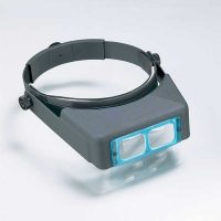 Donegan Optical OptiVISOR Magnifying Headband Visor Complete Set with  Hardcase