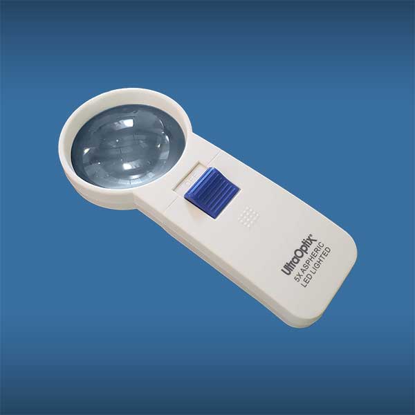 SV-2.5 LP LED - 5x Aspheric LED Lighted Magnifier - Donegan Optical  Company, Inc.